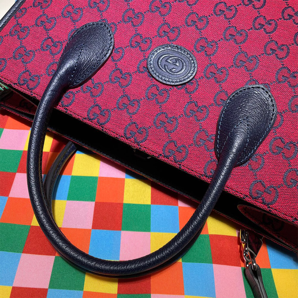 GG Multicolour small tote bag - Image 6