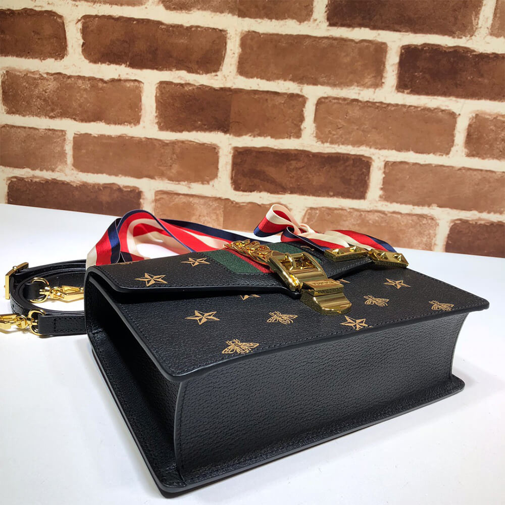 GG Sylvie Bee Star small shoulder bag - Image 6