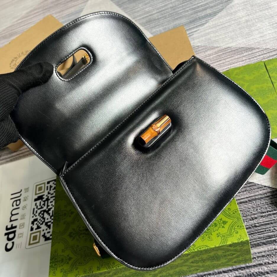 GUCCI BAMBOO 1947 MEDIUM TOP HANDLE BAG - Image 6