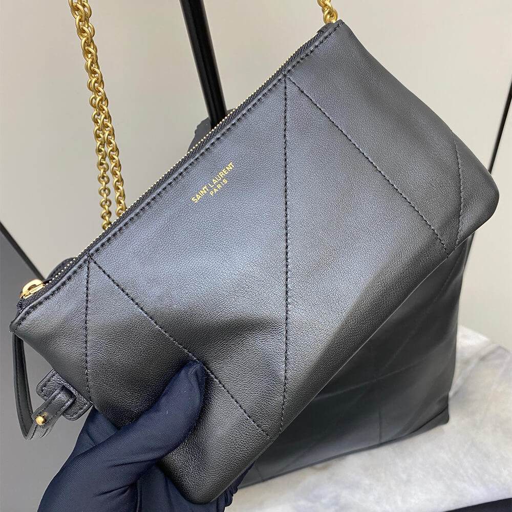 Black YSL JAMIE 4.3 POCHON in lambskin - Image 6