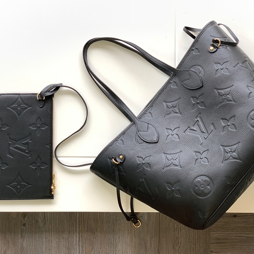 Black LV Neverfull MM - Image 6