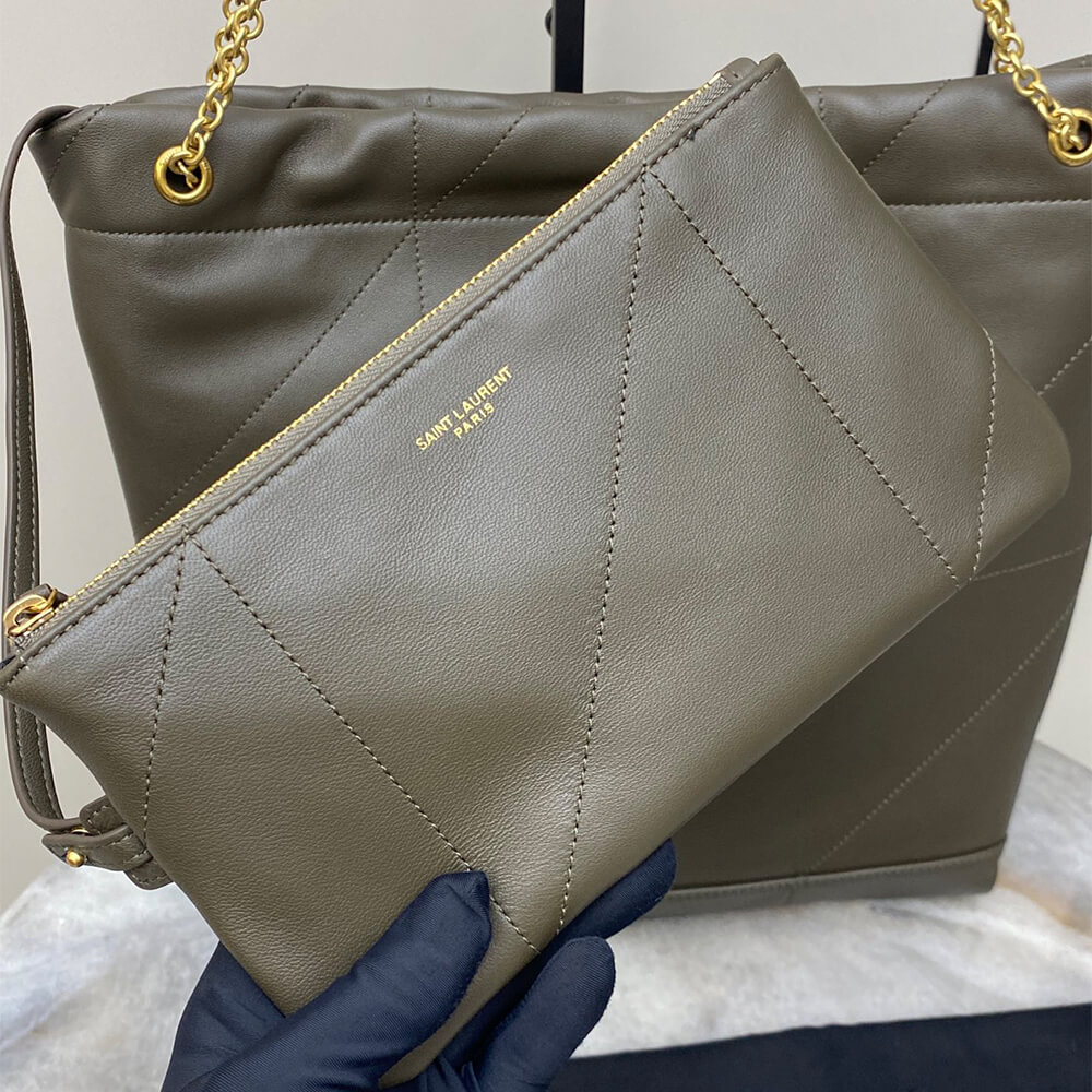 Light Musk YSL JAMIE 4.3 POCHON in lambskin - Image 6