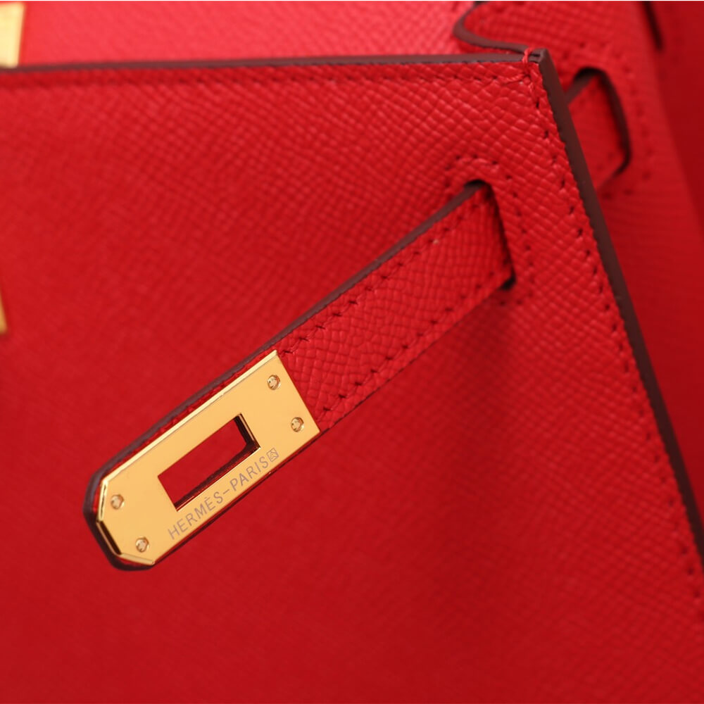 Deep Red Hermes Kelly 25 - Image 6