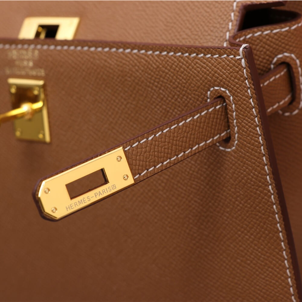 Brown Hermes Kelly 25 - Image 6