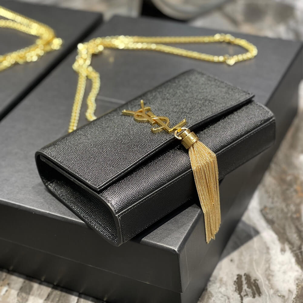 Black YSL KATE SHOULDER BAG - Image 6