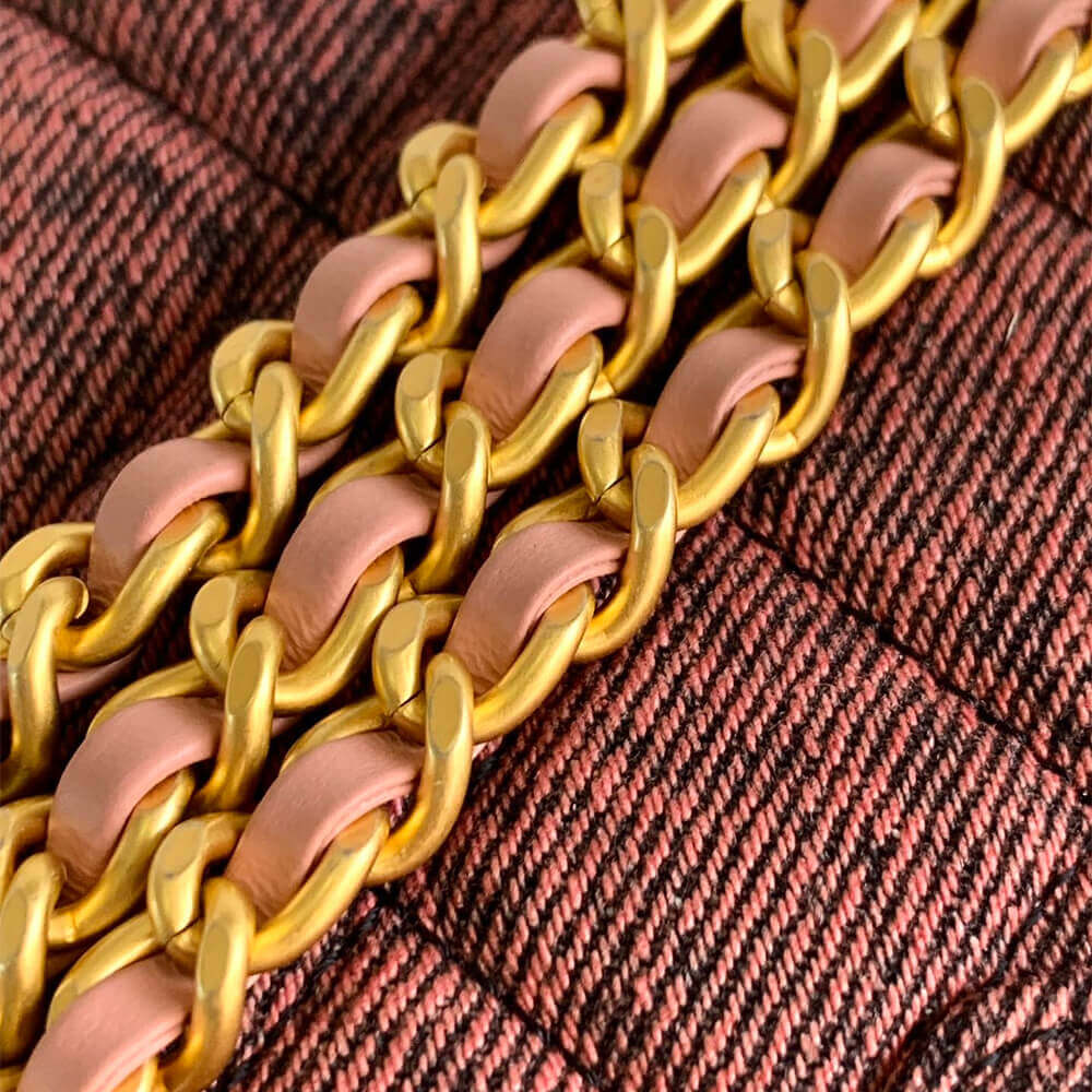 Orange & Black Chanel Mini Shopping Bag (Best
 grade) - Image 6