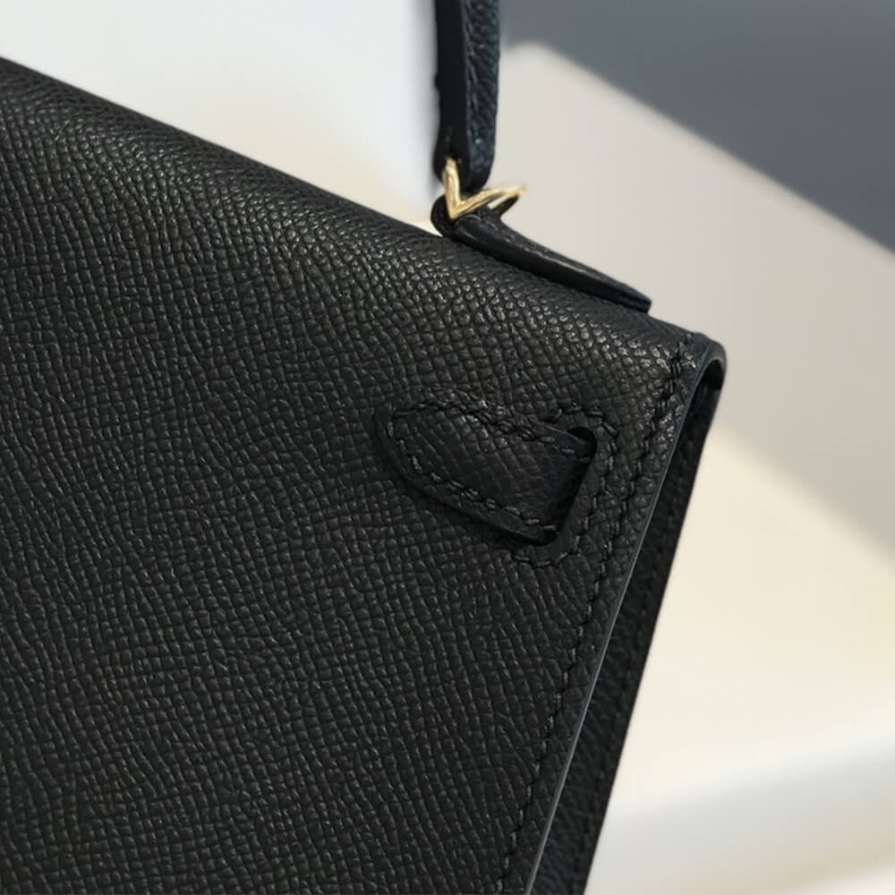 Black Hermes Mini Kelly II (Best
 Grade) - Image 7