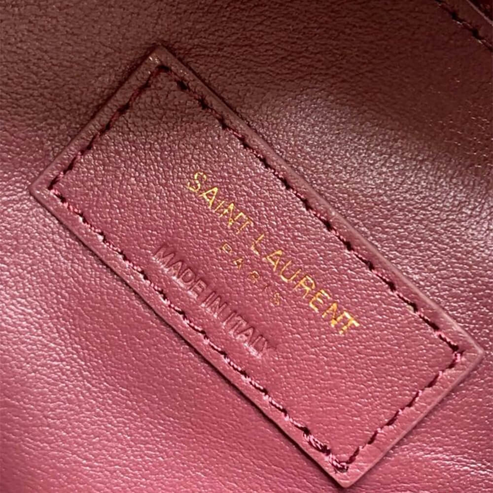 Purple YSL LE 5 A 7 supple SMALL IN GRAINED LEATHER (Best
grade) - Image 7