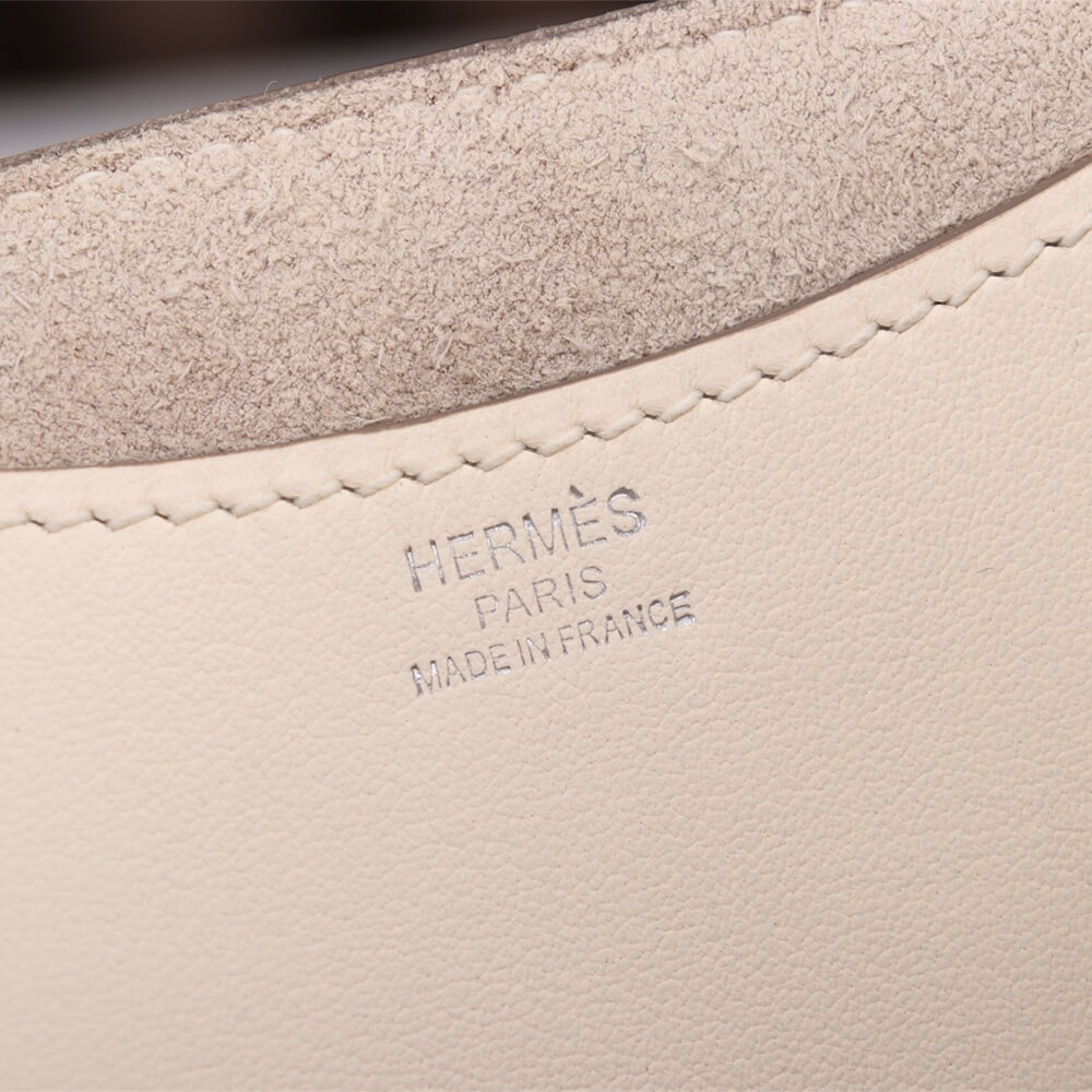 Grey Hermes loop bag - Image 7