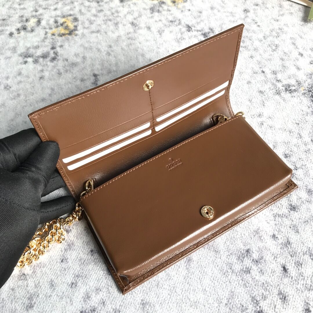 Gucci Horse Buckle 1955 Chain Wallet - Image 7