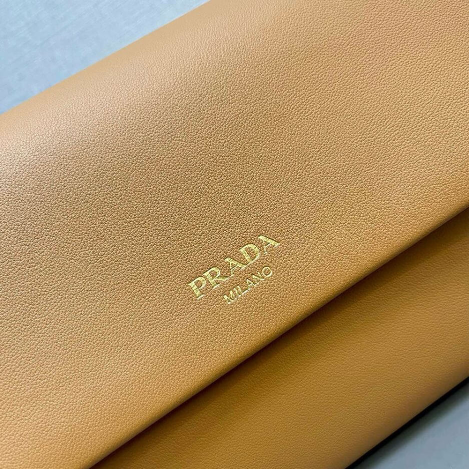 Caramel Prada Medium leather shoulder bag (Best
 Grade) - Image 7