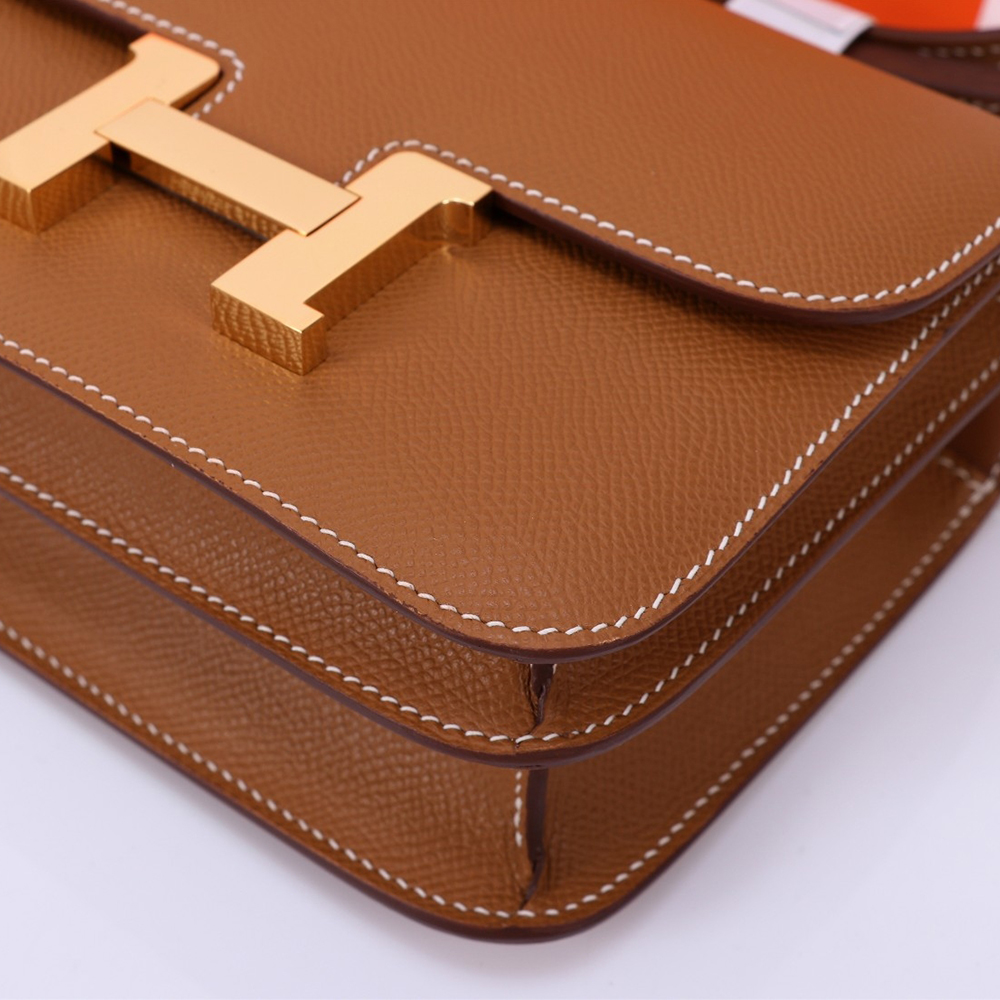 Brown Hermes Constance 19 - Image 7