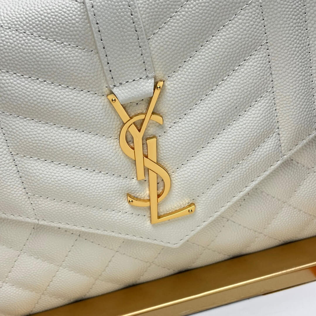 YSL CASSANDRE matelasse leather flap clutch - Image 7