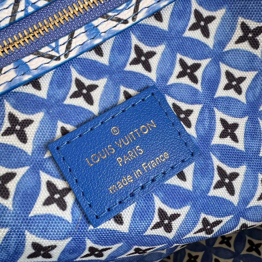 Blue LV Neverfull MM - Image 7