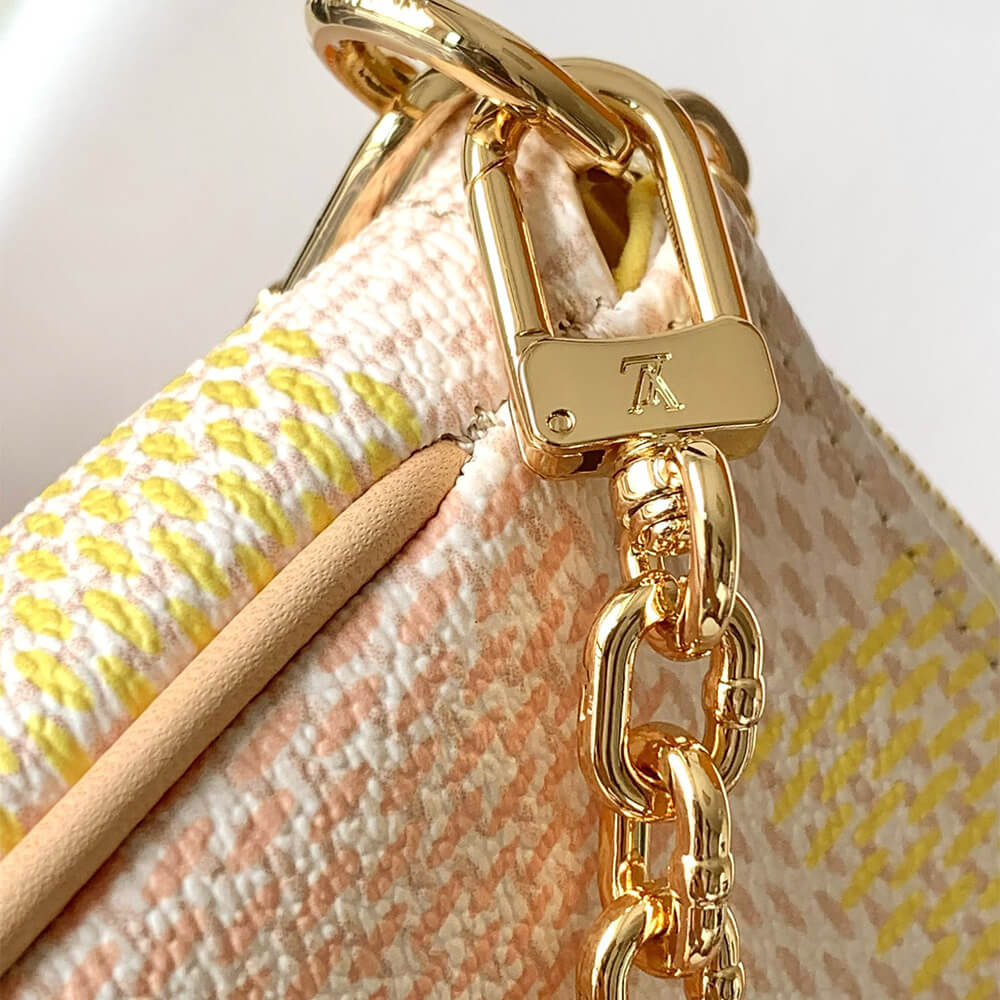 Peach Pink LV Pochette Accessoires - Image 7