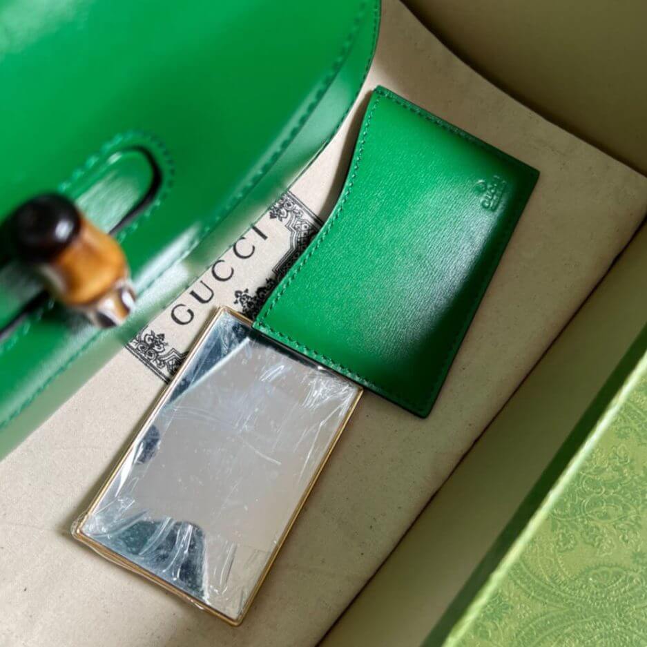 GUCCI BAMBOO 1947 JUMBO GG SMALL TOP HANDLE BAG - Image 7