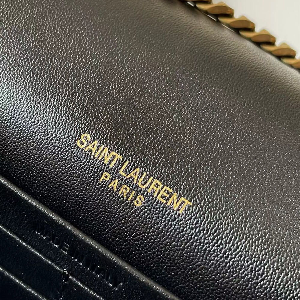 YSL LAMBSKIN CASSANDRE CHAIN WALLET - Image 7