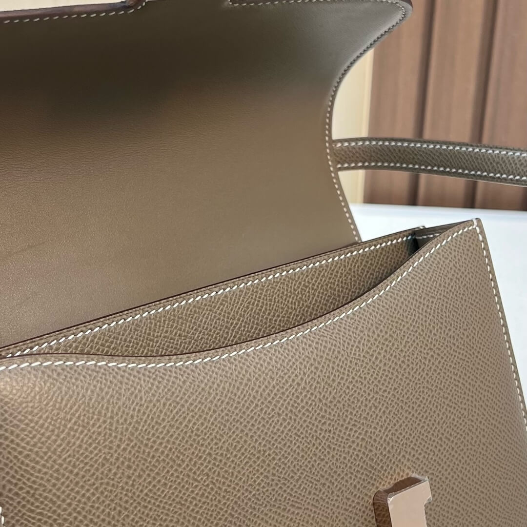 Elephant Gray Hermes Constance 19 - Image 7