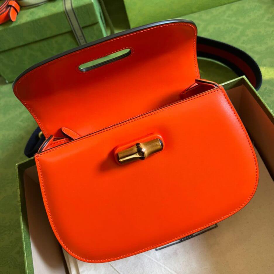 GUCCI BAMBOO 1947 JUMBO GG SMALL TOP HANDLE BAG - Image 7