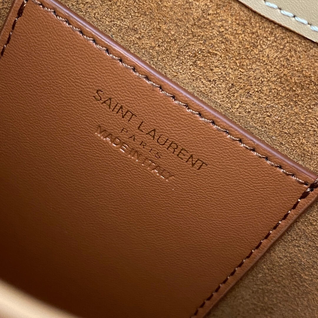 YSL Le 5 A 7 mini vertical bag in shiny leather - Image 7