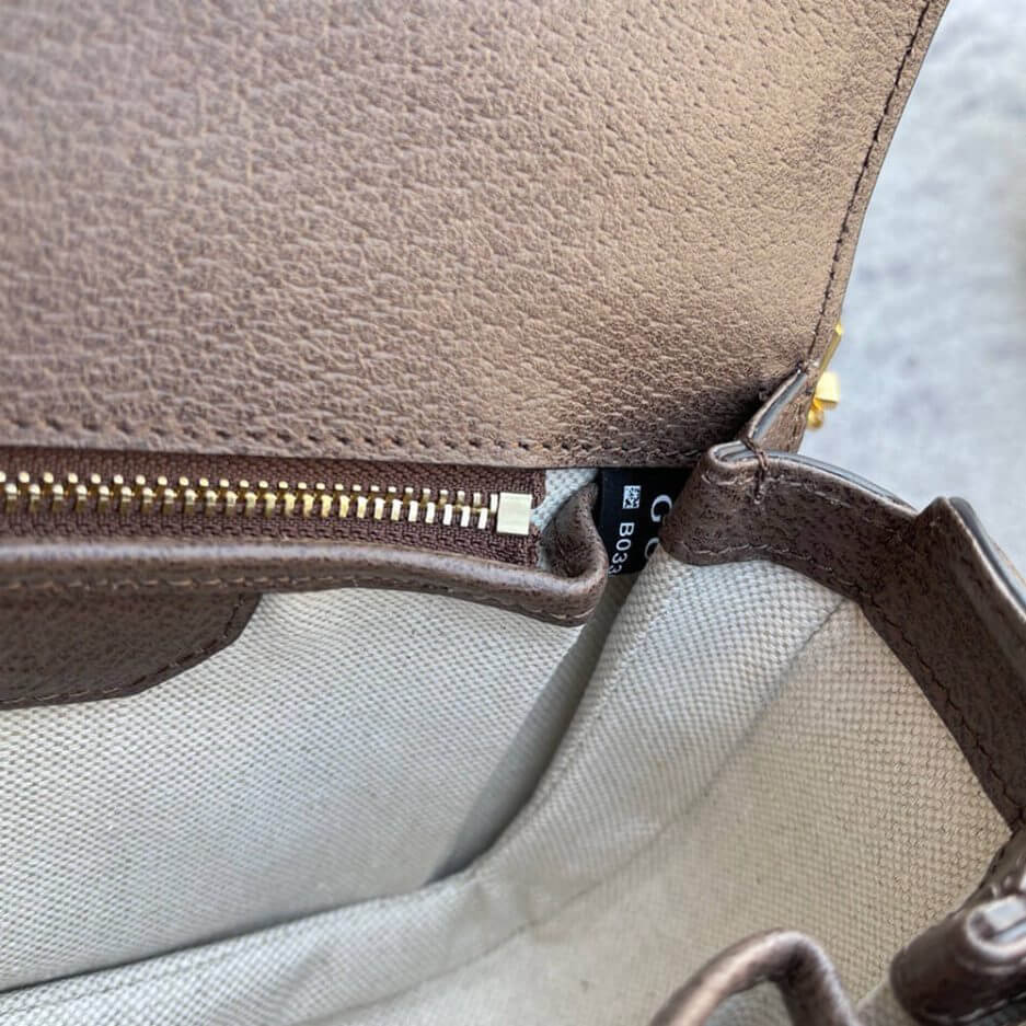 GUCCI BAMBOO 1947 JUMBO GG SMALL TOP HANDLE BAG - Image 7