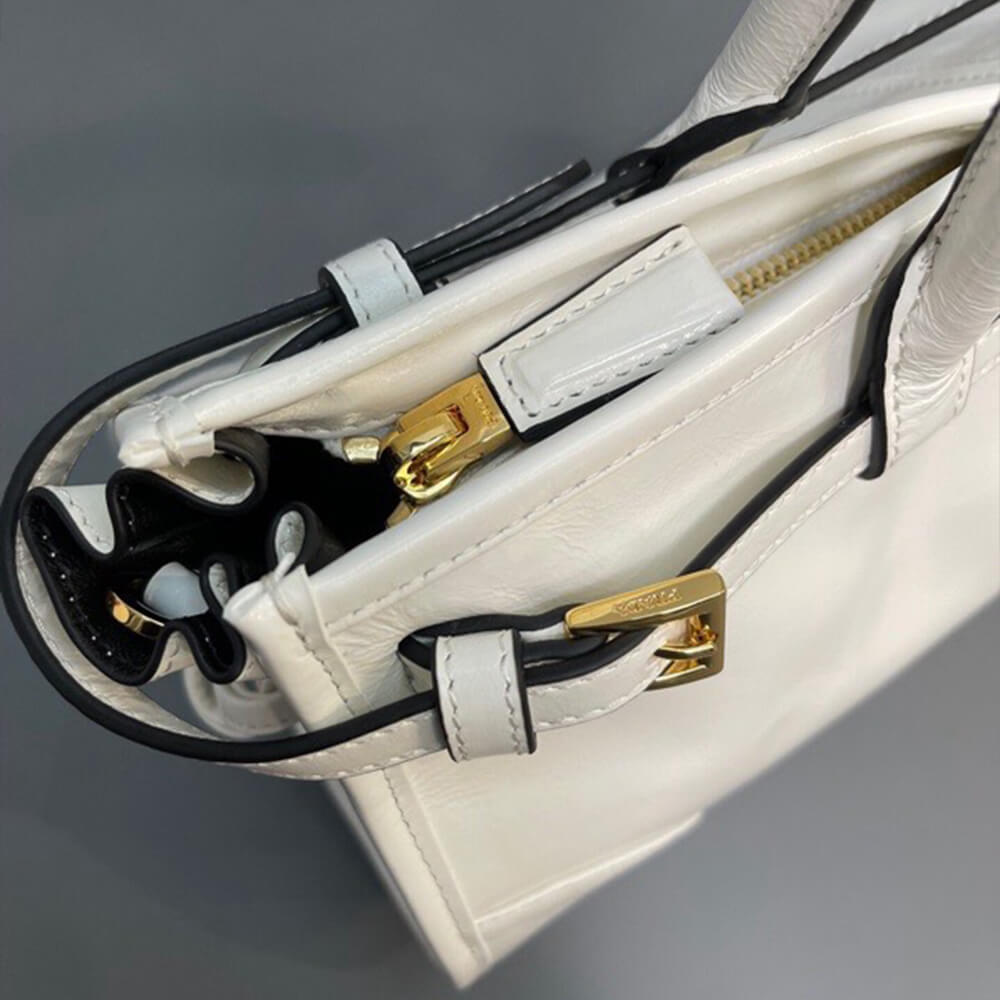 White Prada Medium leather handbag (Best
 grade) - Image 7