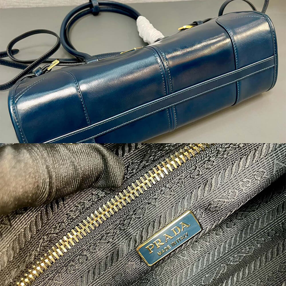 Denim Prada Medium leather handbag (Best
 grade) - Image 7