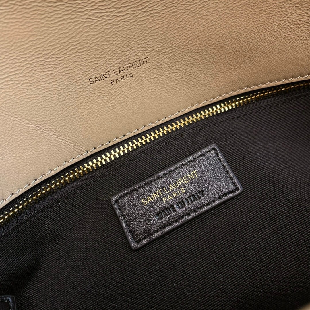 Beige YSL PUFFER MEDIUM in Nappa leather - Image 7