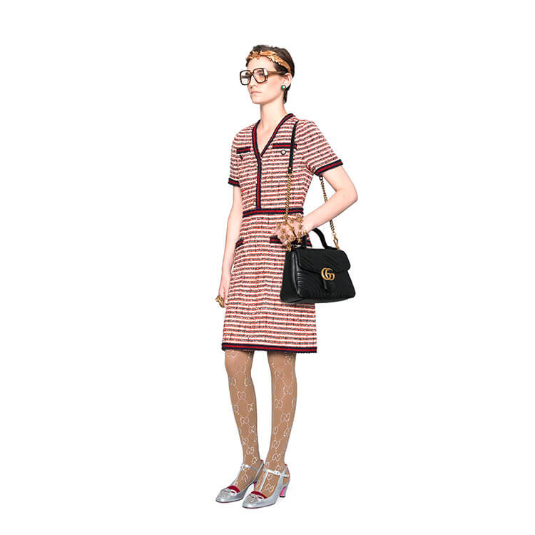 Gucci GG Marmont Small Top Handle Bag - Image 7