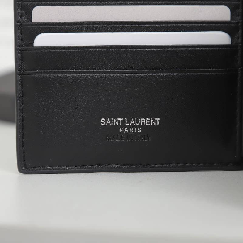 YSL tiny cassandre wallet in crocodile embossed matte leather - Image 7