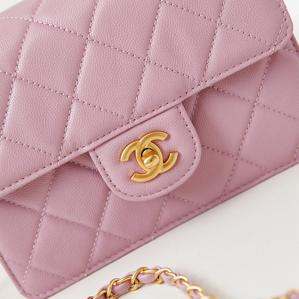 Pink lychee pattern Chanel Small Handbag (Best
 grade) - Image 7