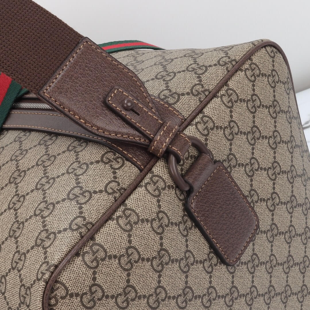 Gucci Medium duffle bag with Web - Image 7