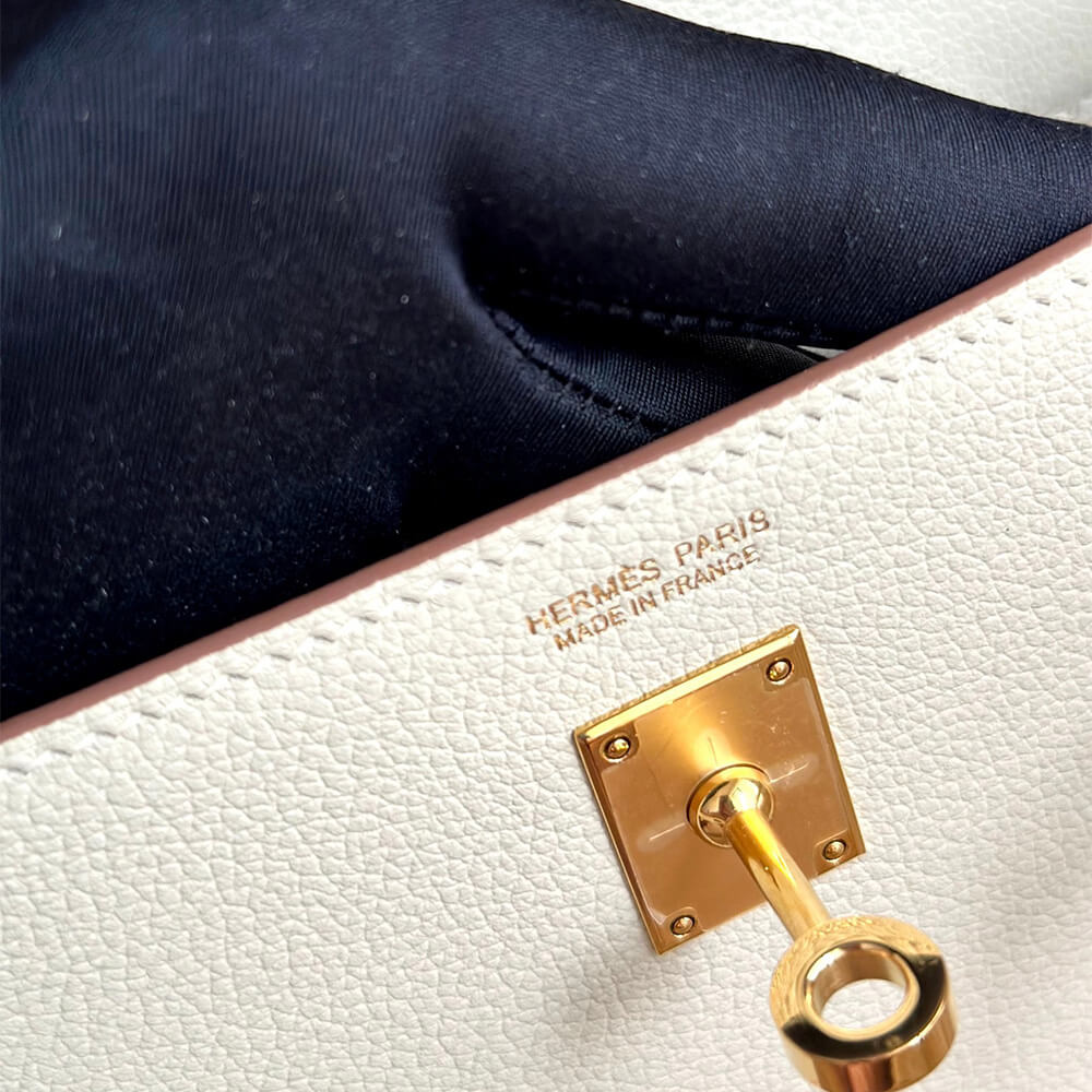 White Hermes Kelly Danse - Image 7