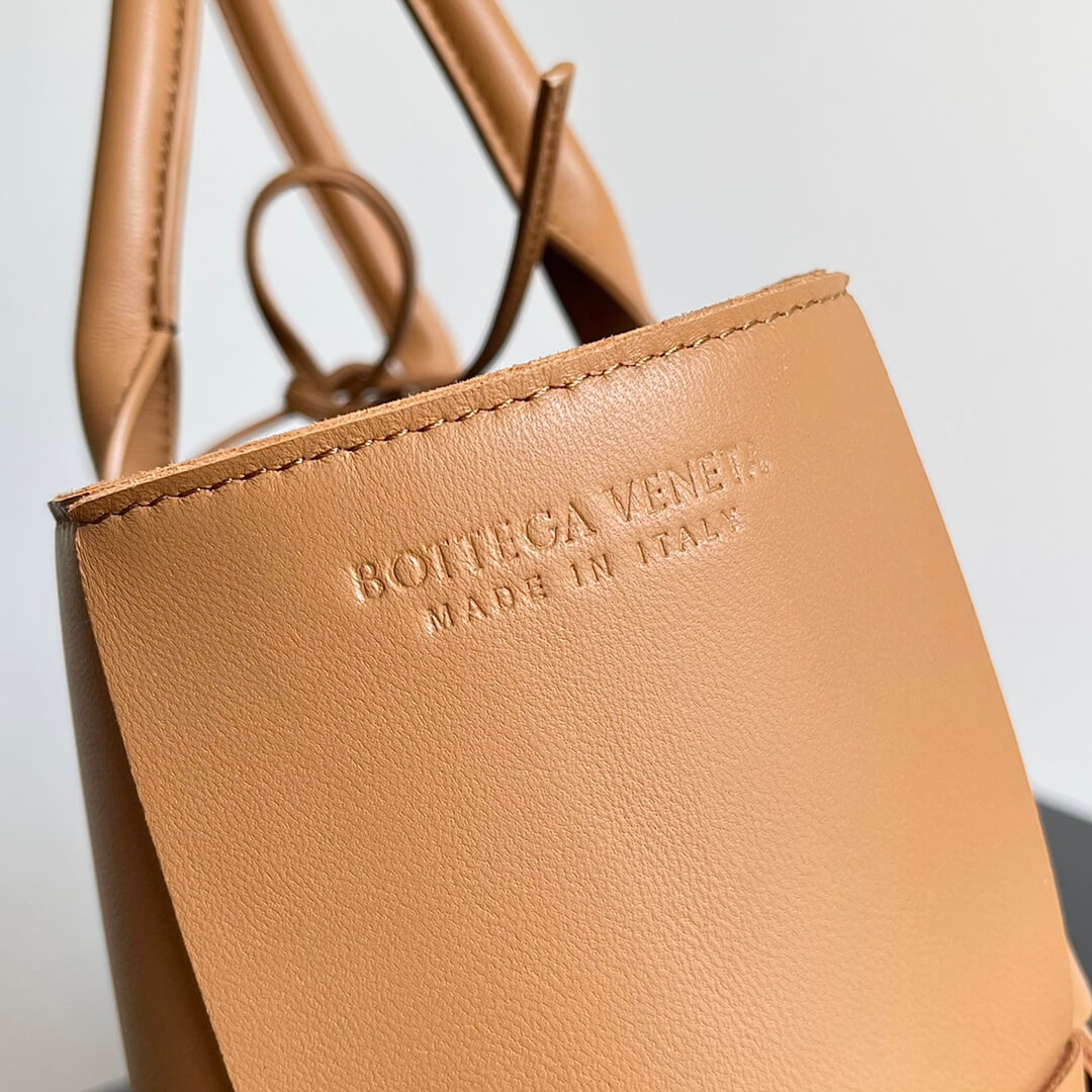 Camel Bottega Veneta Small Arco Tote - Image 7