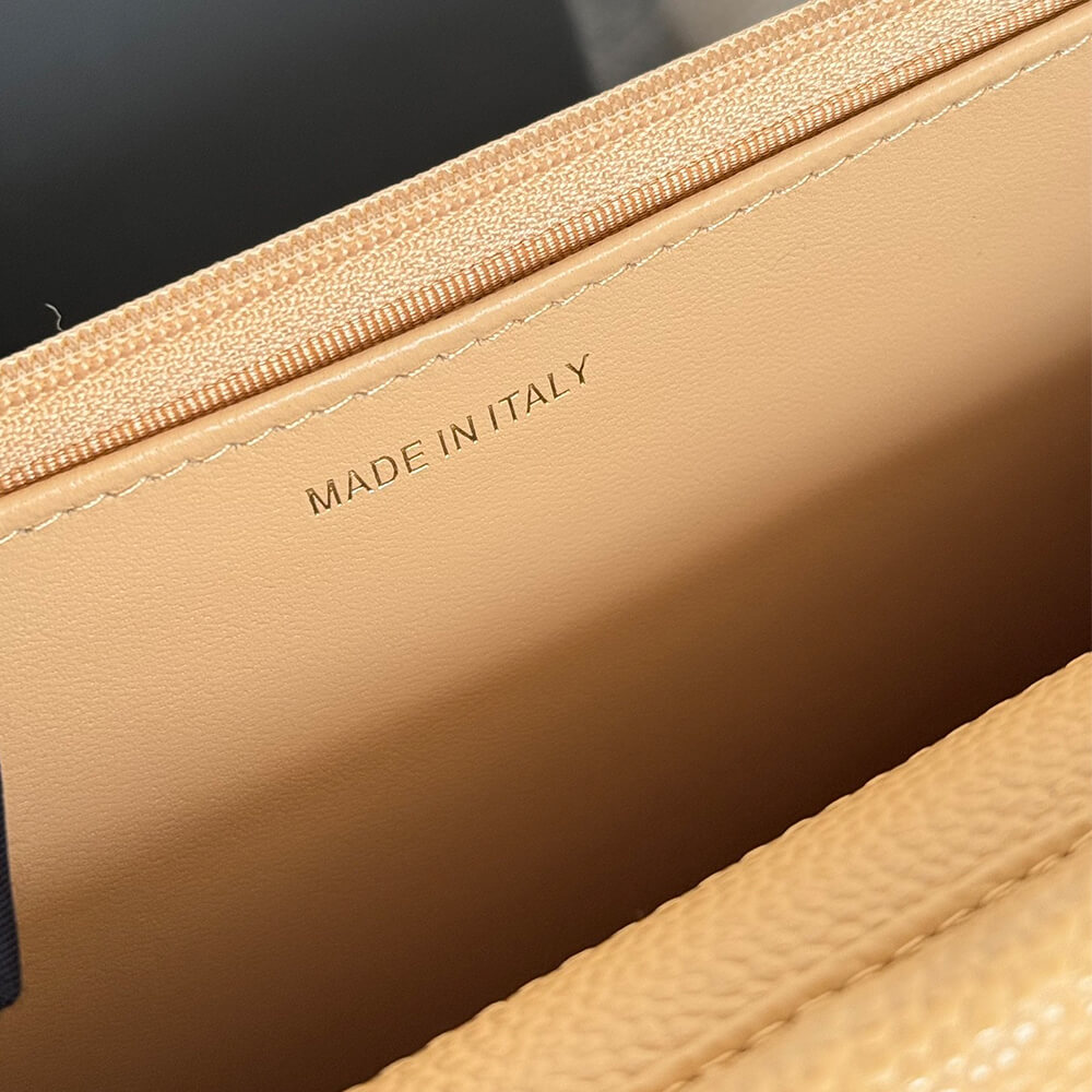 Apricot Chanel classic chain wallet - Image 7