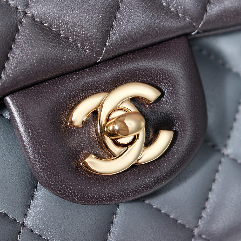 Grey CHANEL CLASSIC 11.12 HANDBAG (Best
 grade) - Image 7