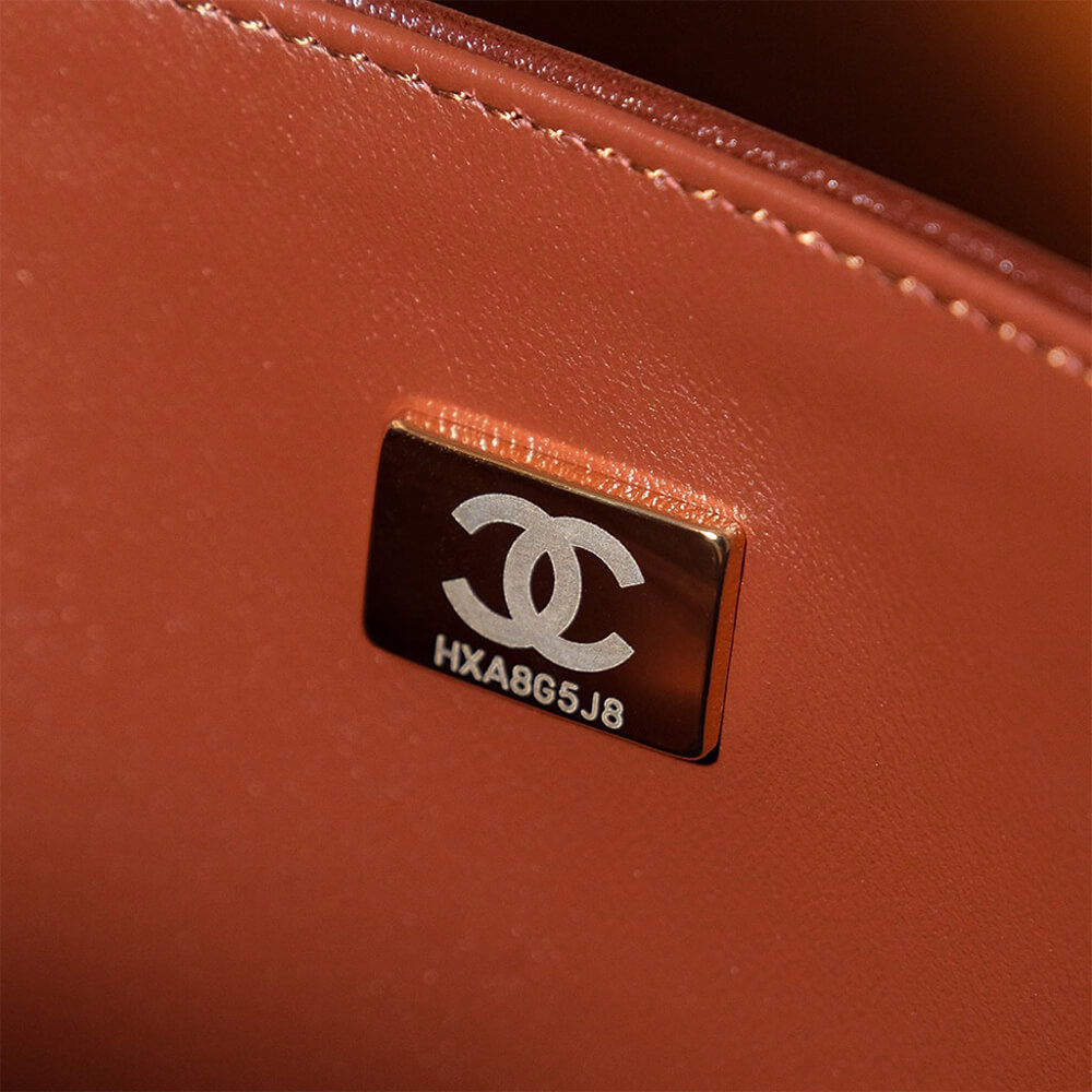 Brown CHANEL CLASSIC 11.12 HANDBAG (Best
 grade) - Image 7