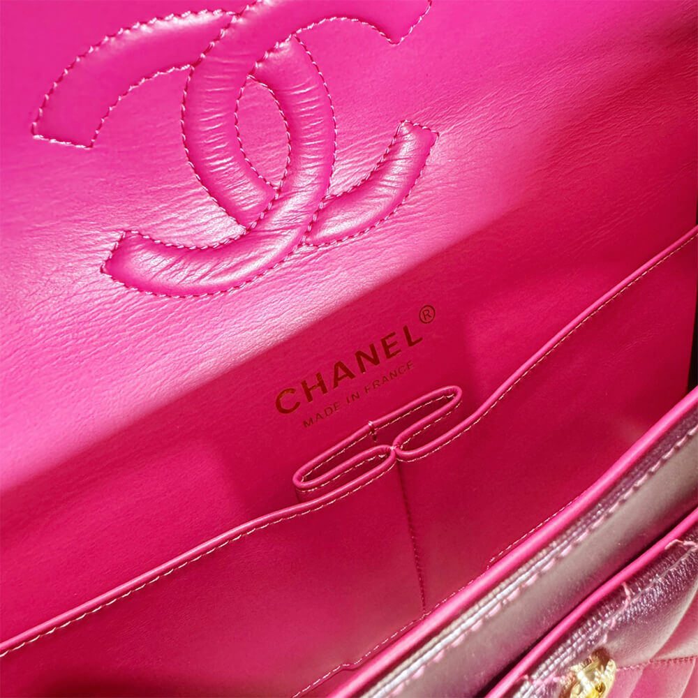 Fuchsia CHANEL CLASSIC 11.12 HANDBAG (Best
 grade) - Image 7