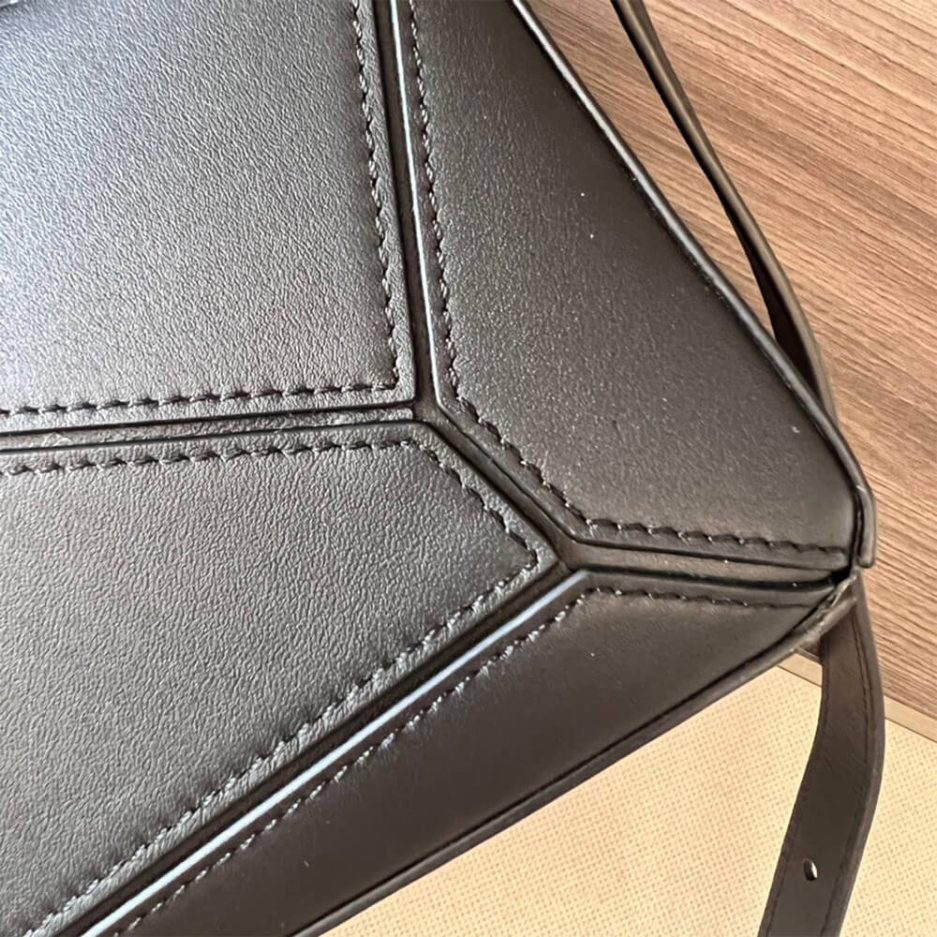 Black LOEWE Small Puzzle Bag - Image 7