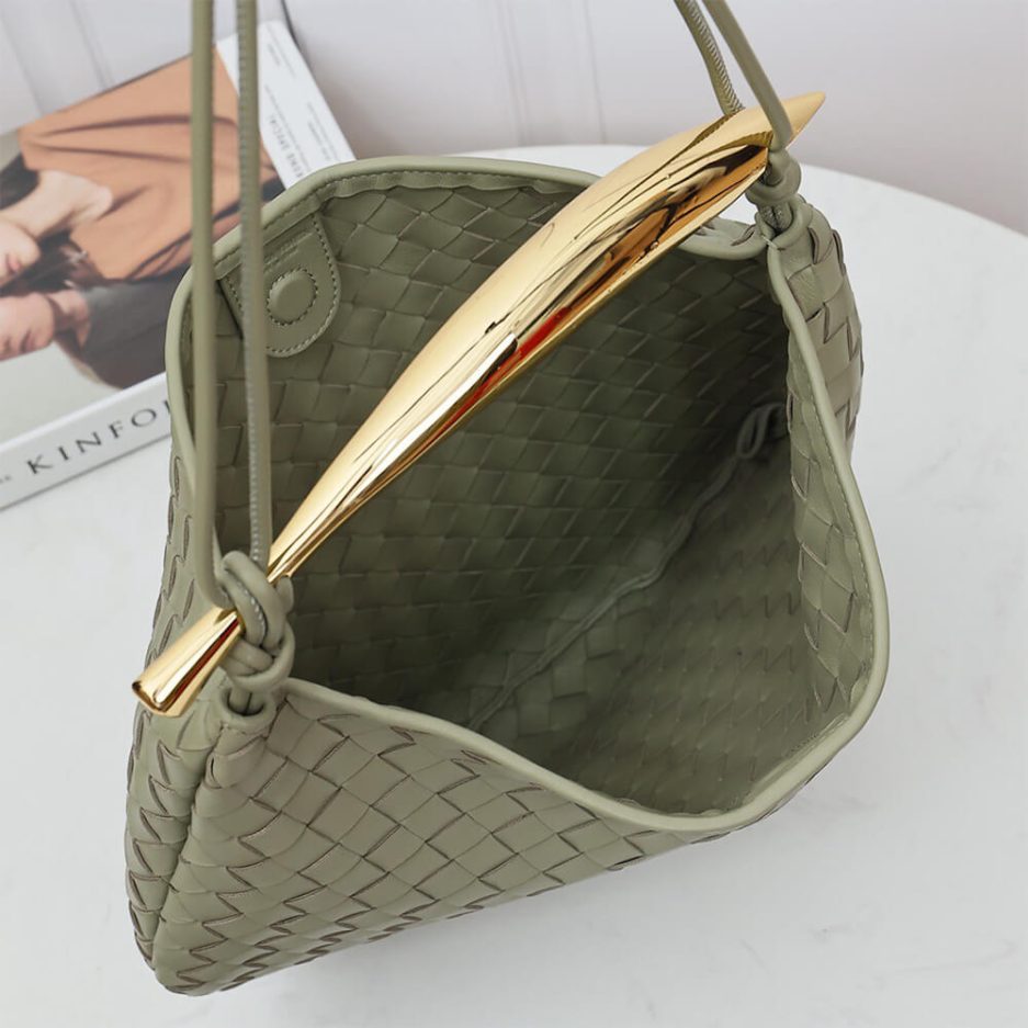 Travertine Bottega Veneta Medium Sardine Handbag - Image 7