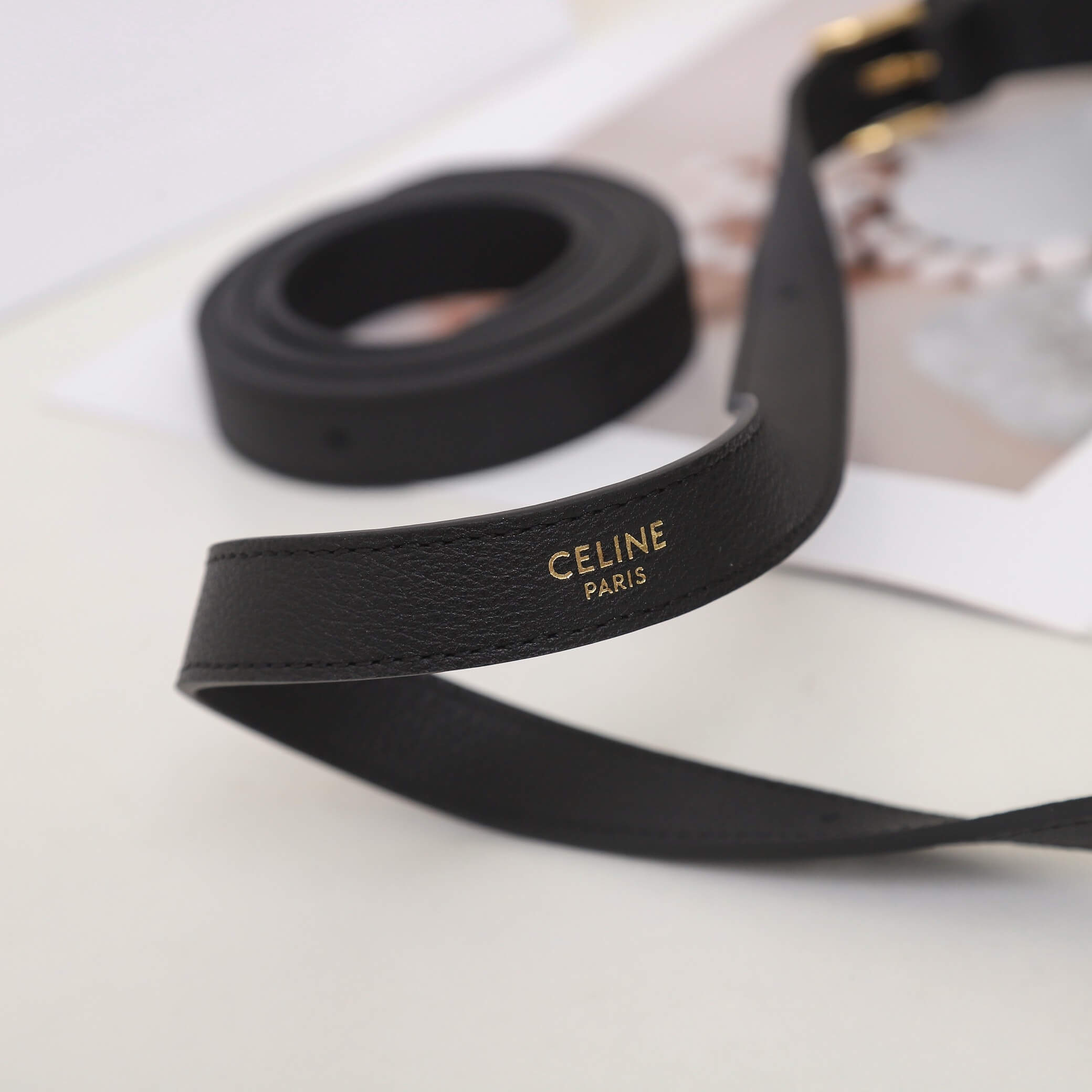 CELINE HELO?SE TRIOMPHE SMALL BAG IN SOFT CALFSKIN - Image 7