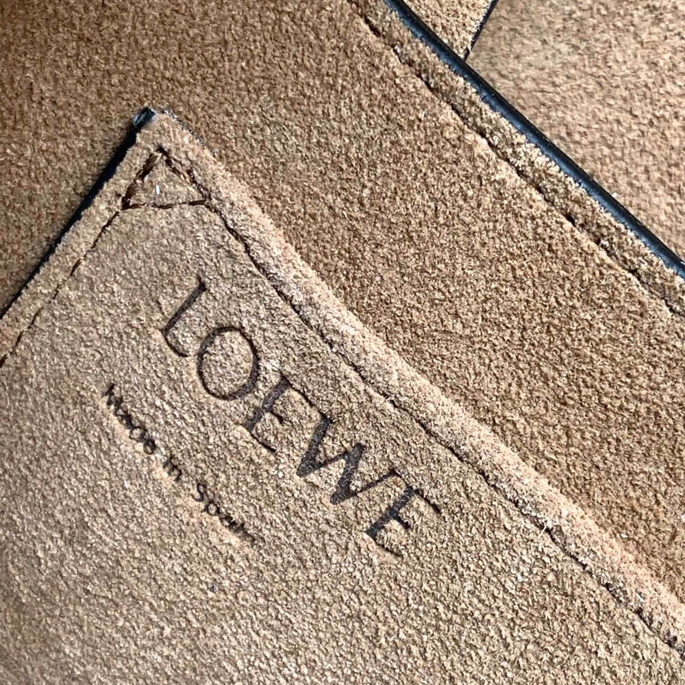 Light blue Loewe Small Gate bag in soft calfskin and jacquard - Image 7