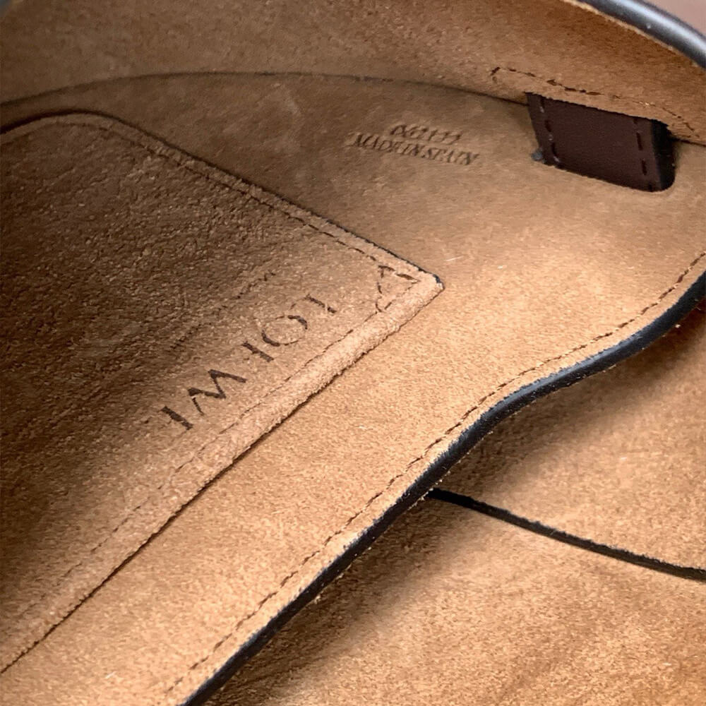 Loewe Small Gate bag in soft calfskin and jacquard - Image 7