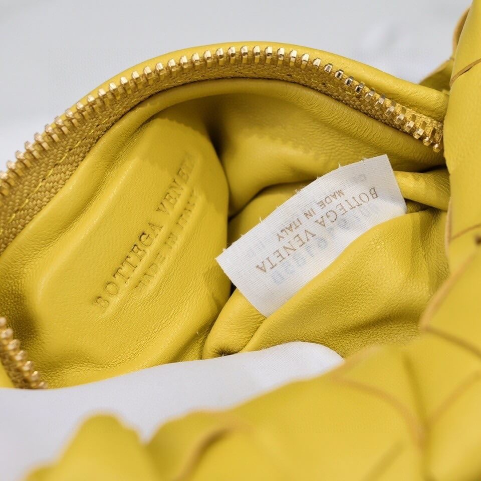 Yellow Bottega Veneta Mini Jodie - Image 7