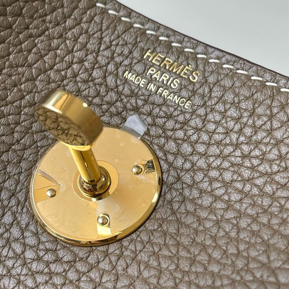 Elephant Gray Hermes Lindy 26 - Image 7