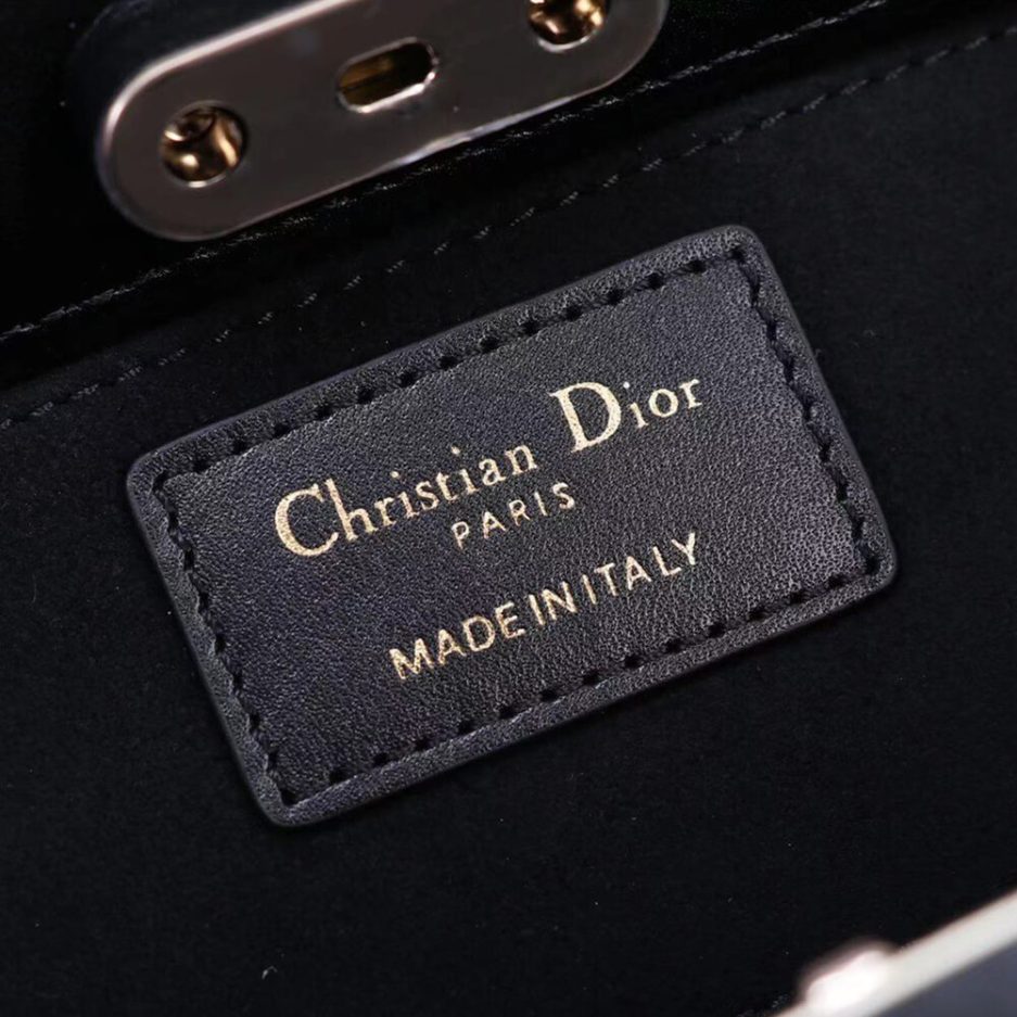 Black SMALL DIOR KEY BAG - Image 7