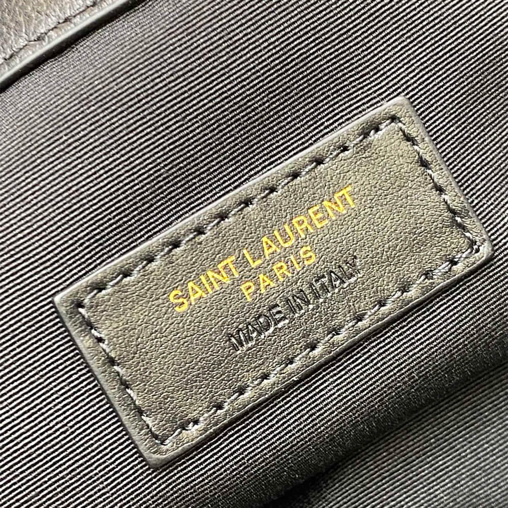 Black YSL JAMIE SHOPPING BAG in lambskin - Image 7