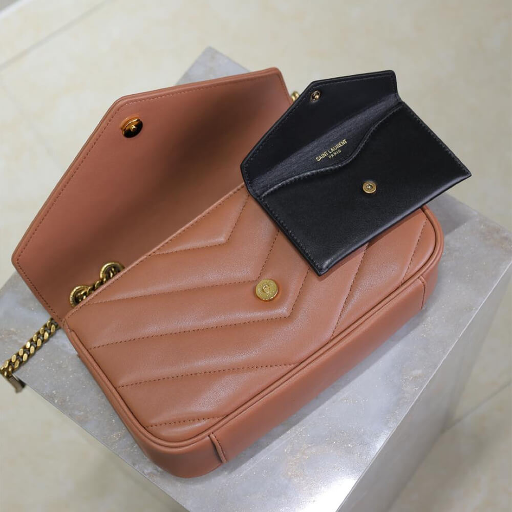 Hortensia YSL LOULOU small in MATELASSE lambskin - Image 7