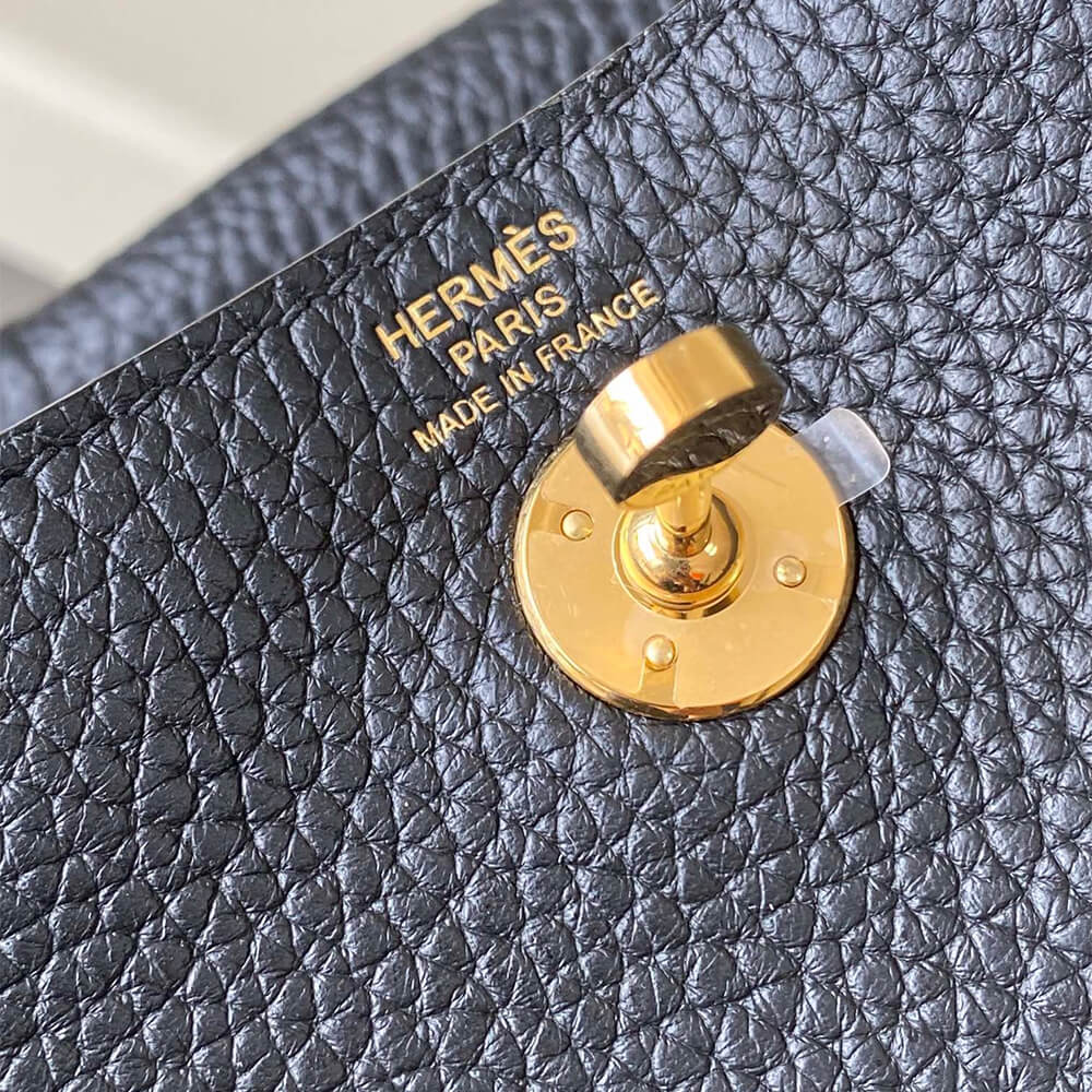 Black Hermes Lindy Mini Bag - Image 7
