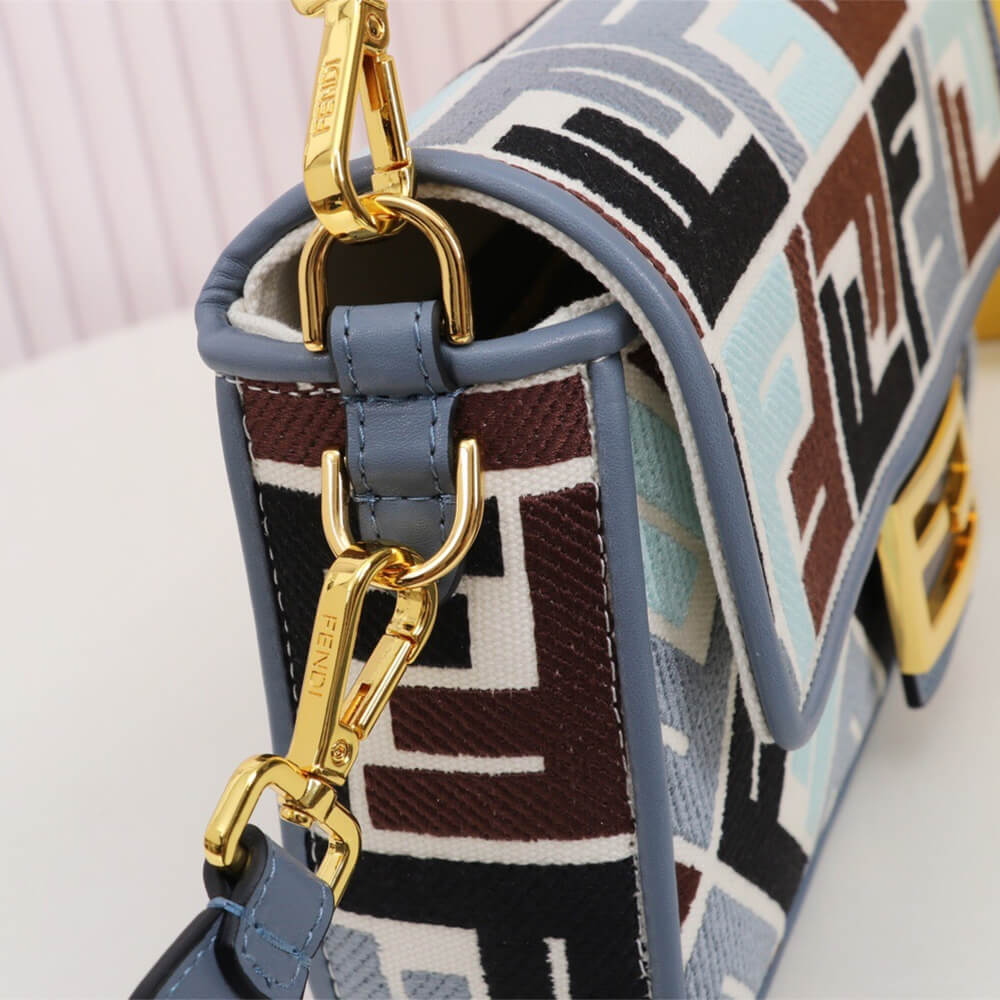 Canvas FF embroidery Fendi Baguette (Best
 grade) - Image 7